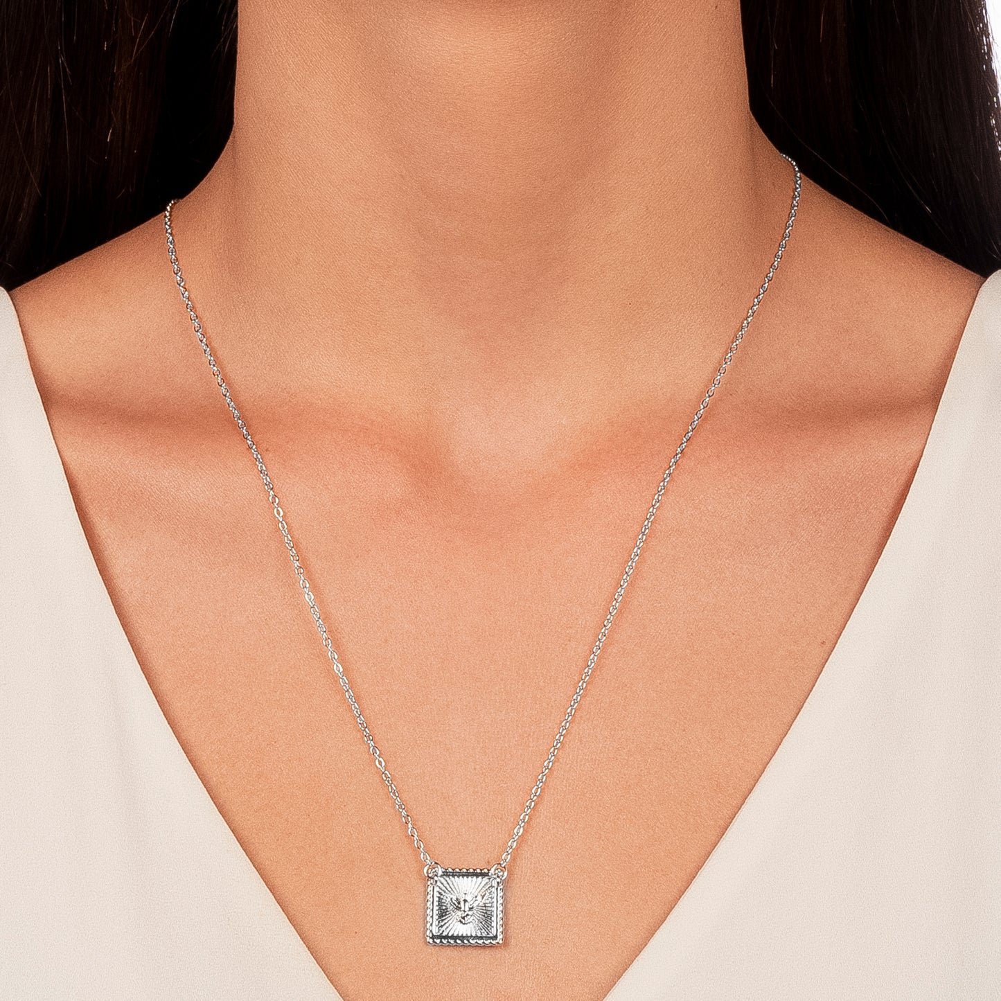 Holy Spirit and Cross Necklace