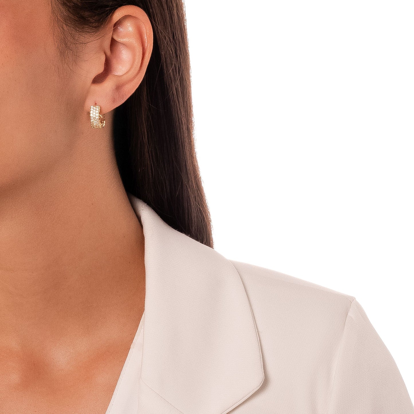 Ayla hoop earring gold