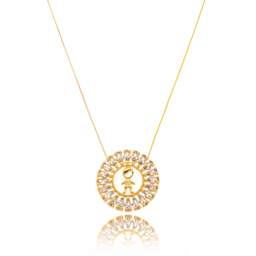 Boy Mandala Necklace