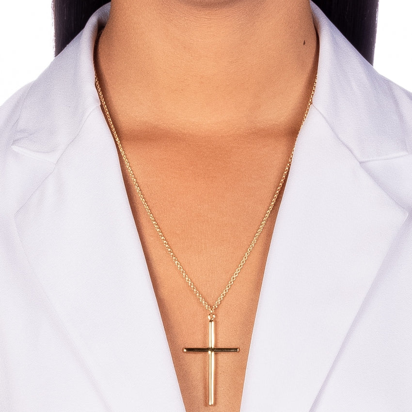 Cross Smooth Necklace