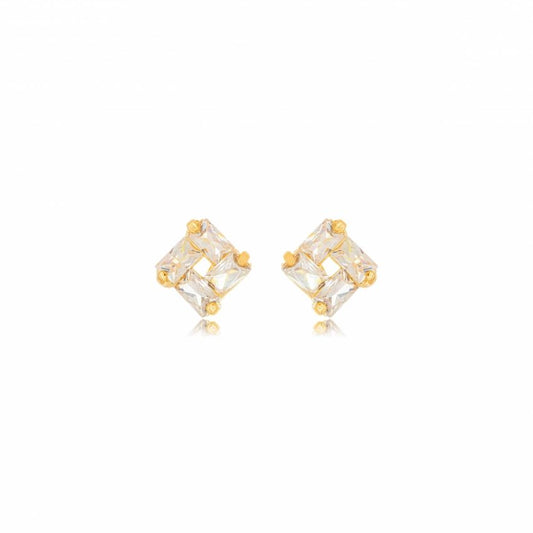 Crystal Square Earring