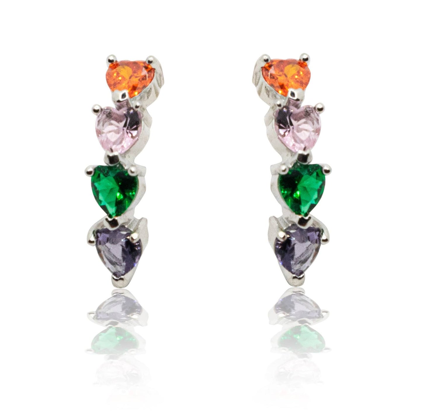 Ear hook colored crystal