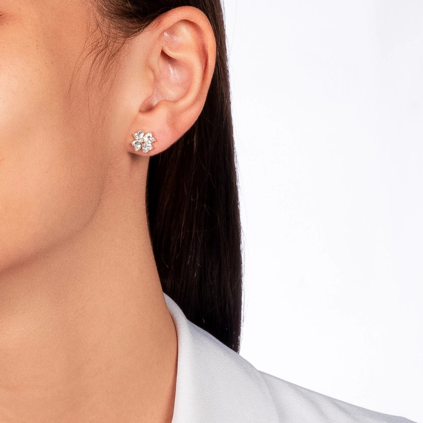Crystal Flower Earring