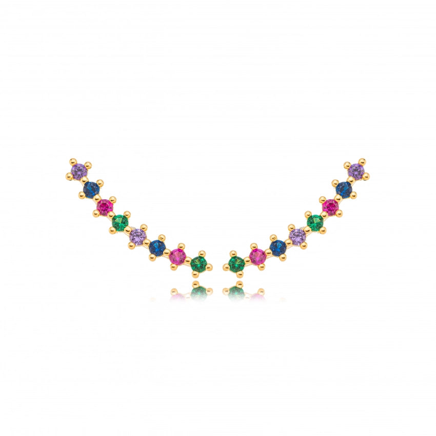 Colored ear cuff