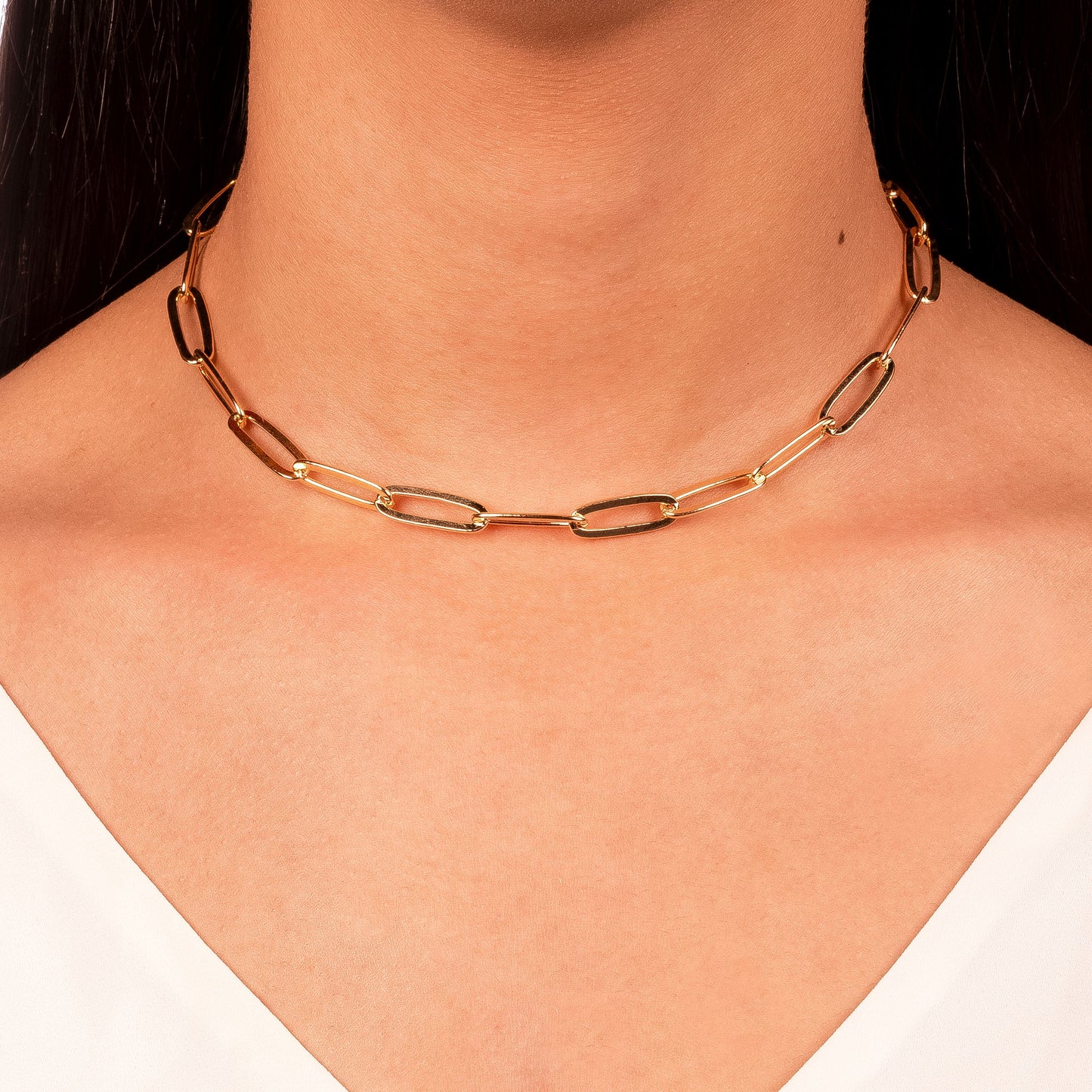 Long Links Choker necklace