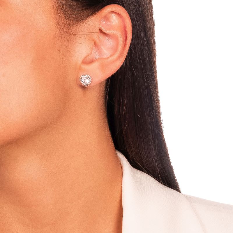 Crystal Heart Earring