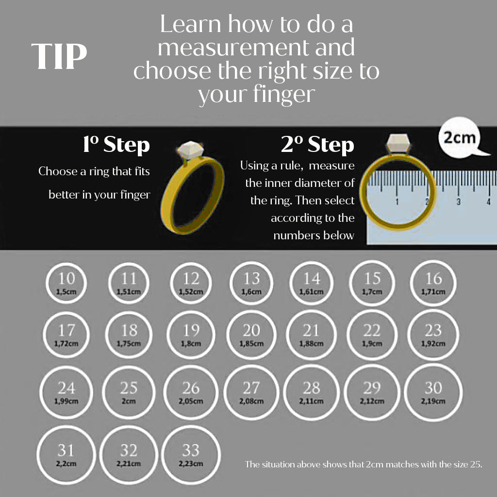 Zirconia Solitaire Ring