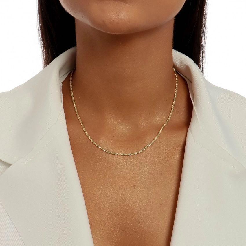 Rope chain Necklace - 2mm