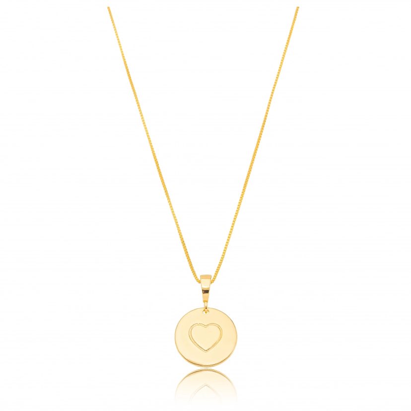 Medal Letter Necklace