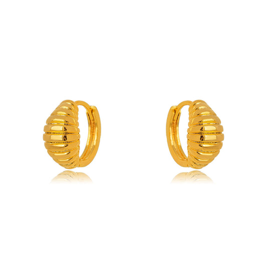 Croissant earring - gold