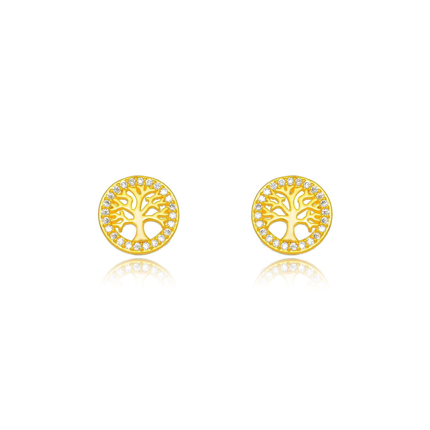 Tree of life earring - gold