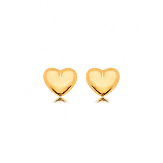 Flat Heart Earring