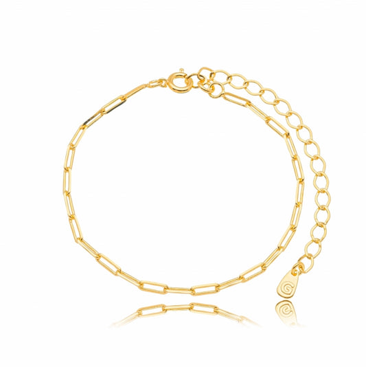 Link chain bracelet - gold