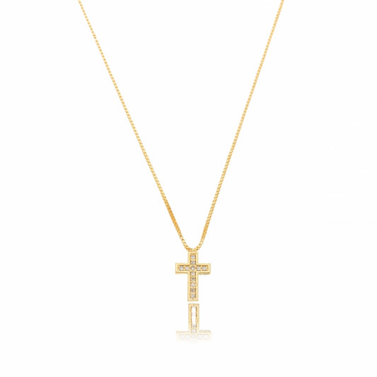 Small cross necklace