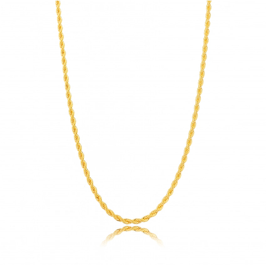 Rope chain choker Necklace - 3mm