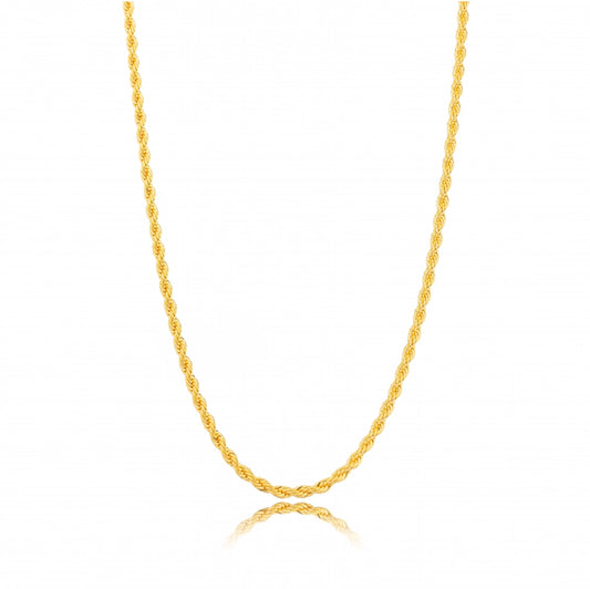 Rope chain choker Necklace - 3mm