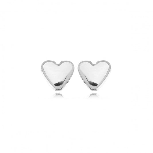 Little Heart Earring -  Rhodium